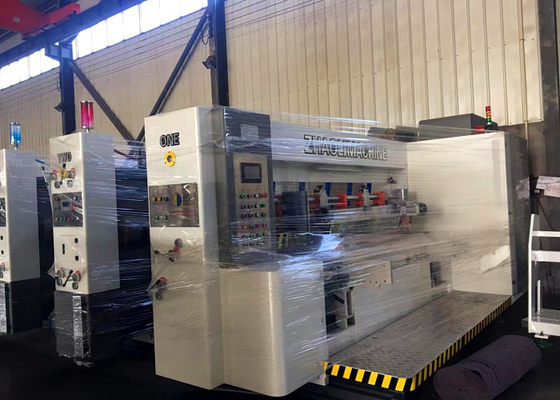 中国 合金鋼コンピュータ自動flexoの印刷のスロット マシン/機械を作るカートン箱 サプライヤー